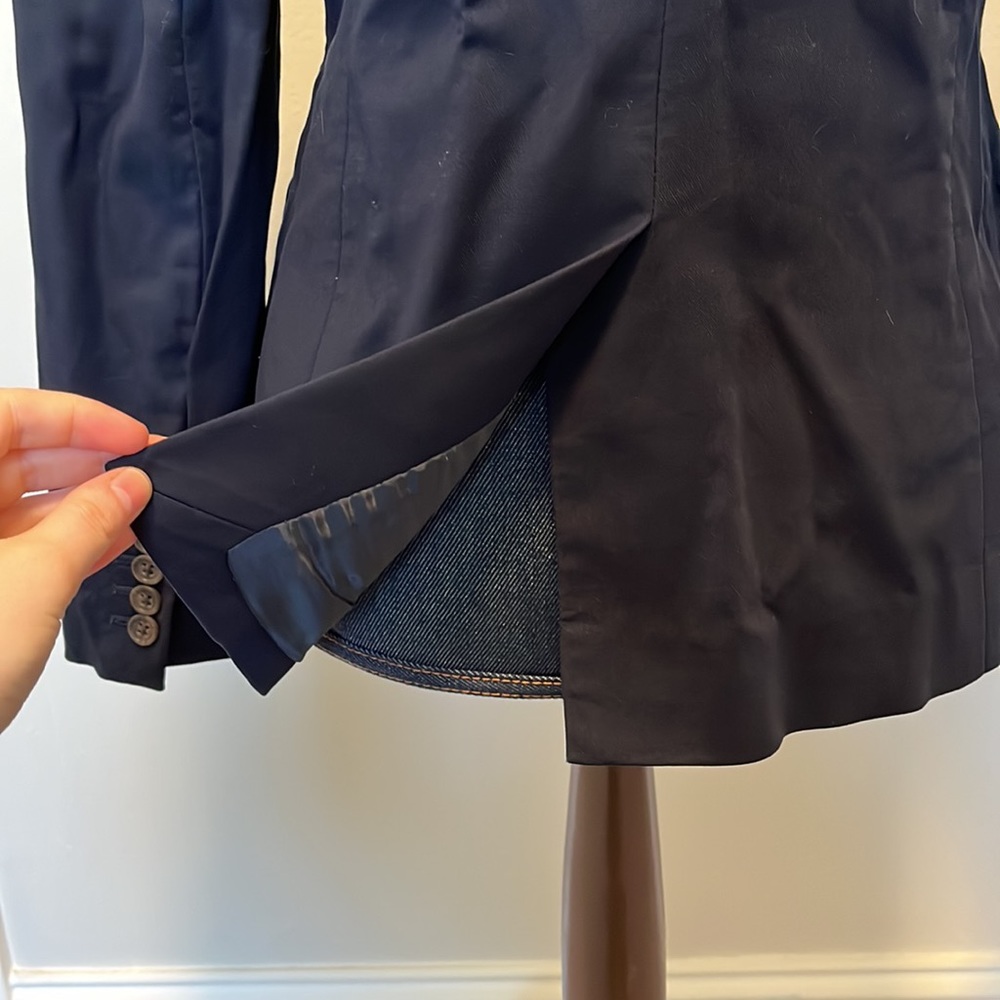 J. Crew navy blue blazer size 4 - Picture 10 of 10